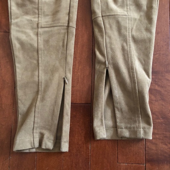 Zara Brown Suede leggings - Picture 6 of 8